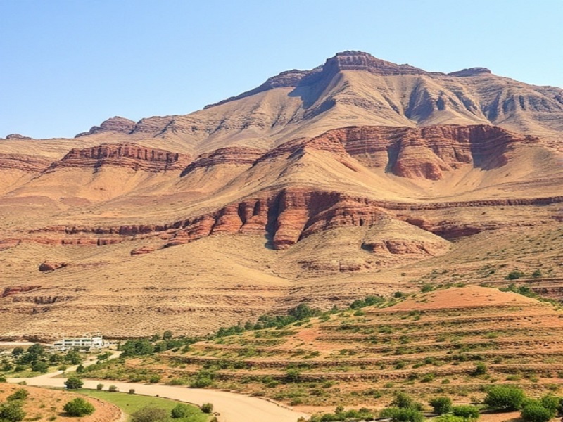 Aravalli hills landscape with greenery